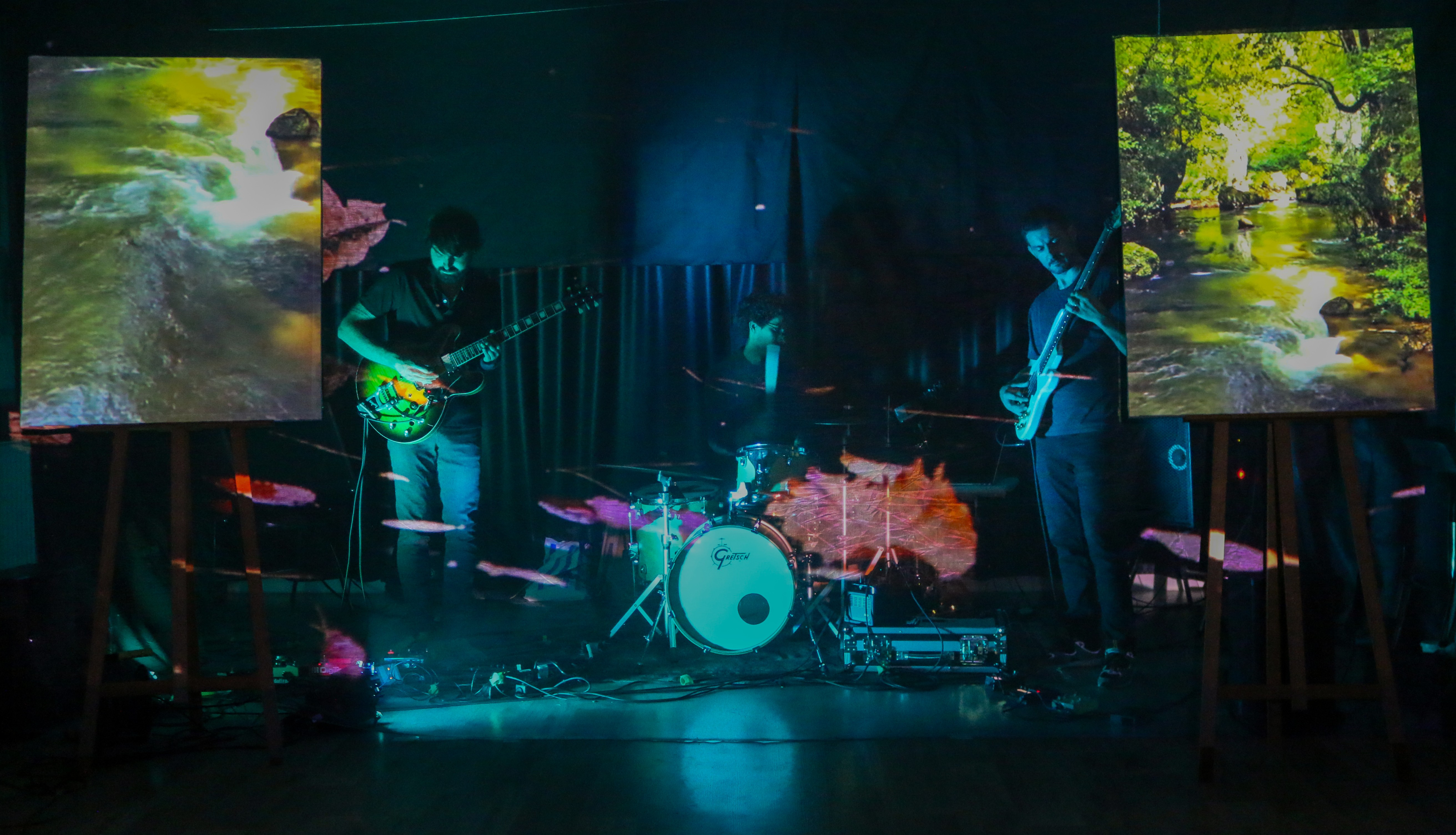 Gustave — trio live avec projections