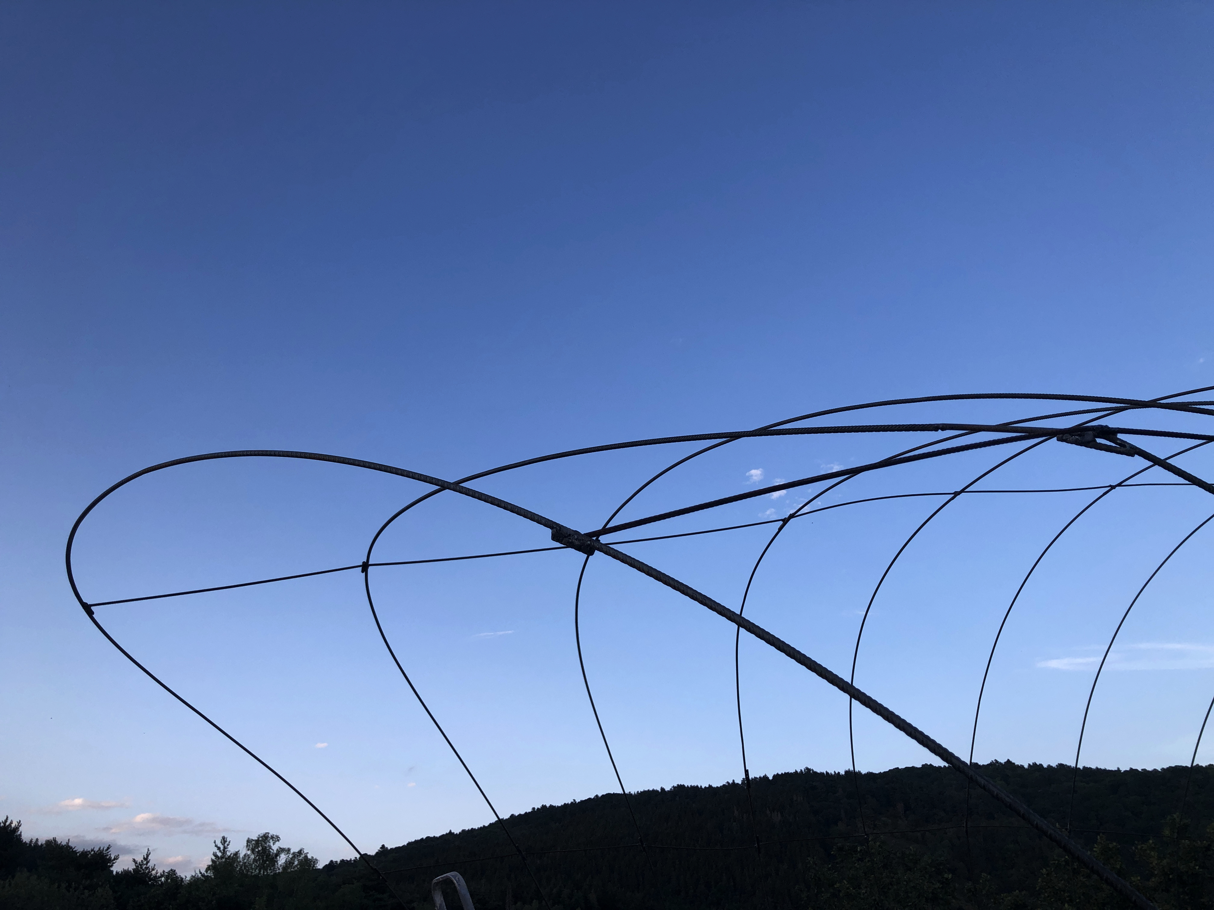 Balena Blu — structure acier en construction